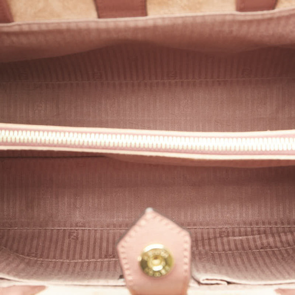 FENDI Pink Leather Shoulder Bag - Picture 10 of 13